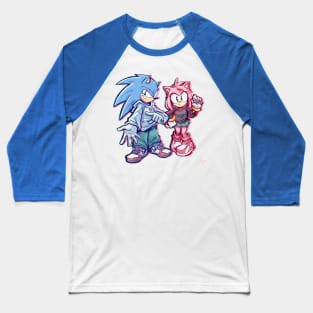 blue and rose Baseball T-Shirt